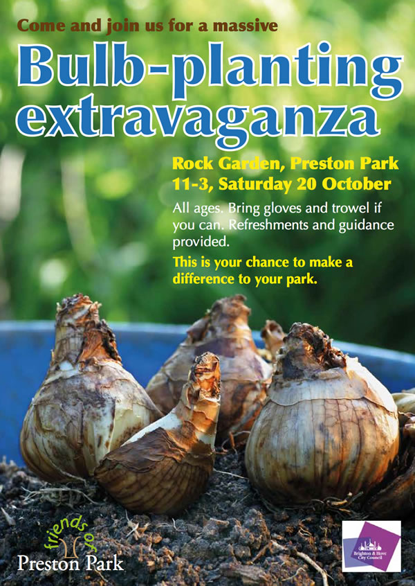 Bulb Planting Extravaganza, Rock Garden, October 20, 2012, 11-3